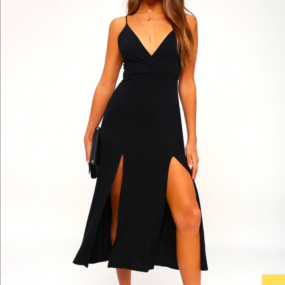 Lulus medium black dress new with tag